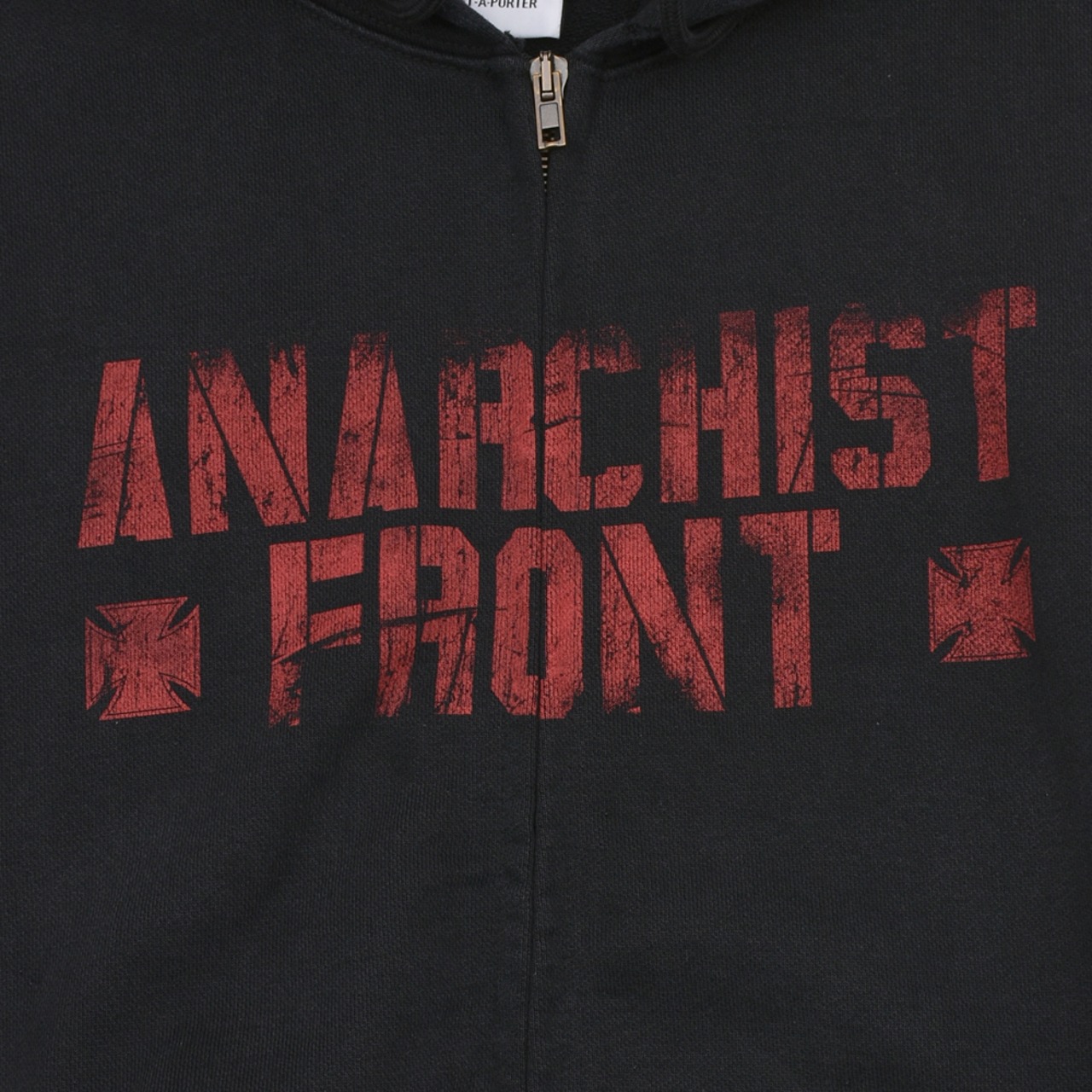 【VETEMENTS】ANARCHIST FRONT ZIP-UP HOODIE - 4