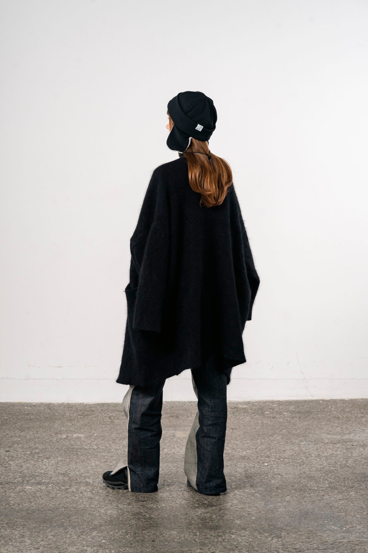 ニットCAP with dogear