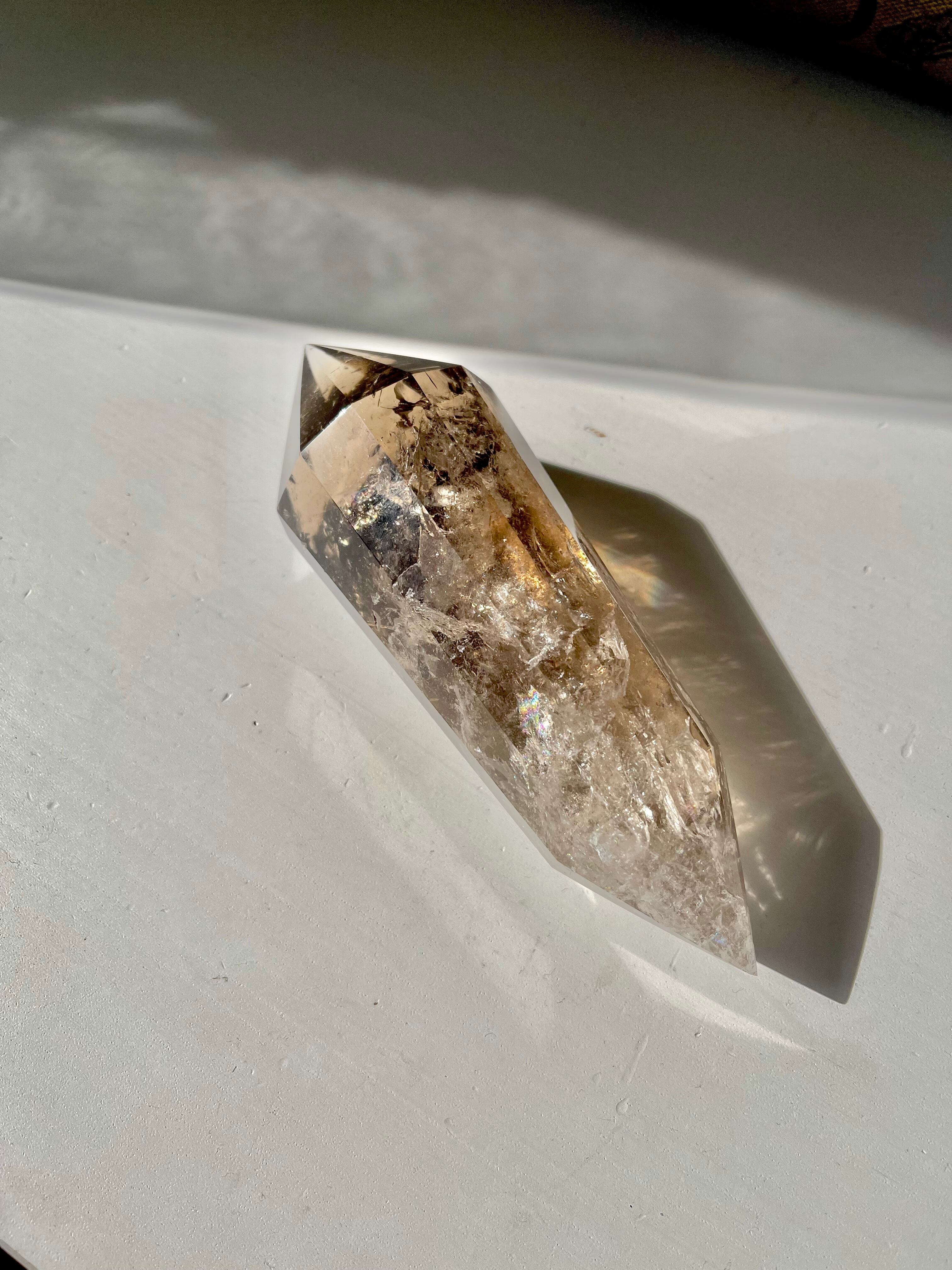 究極のヴォーゲルワンド(レインボースモーキークオーツ）