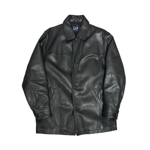 90s GAP Carcoat カーコート レザージャケット (S)