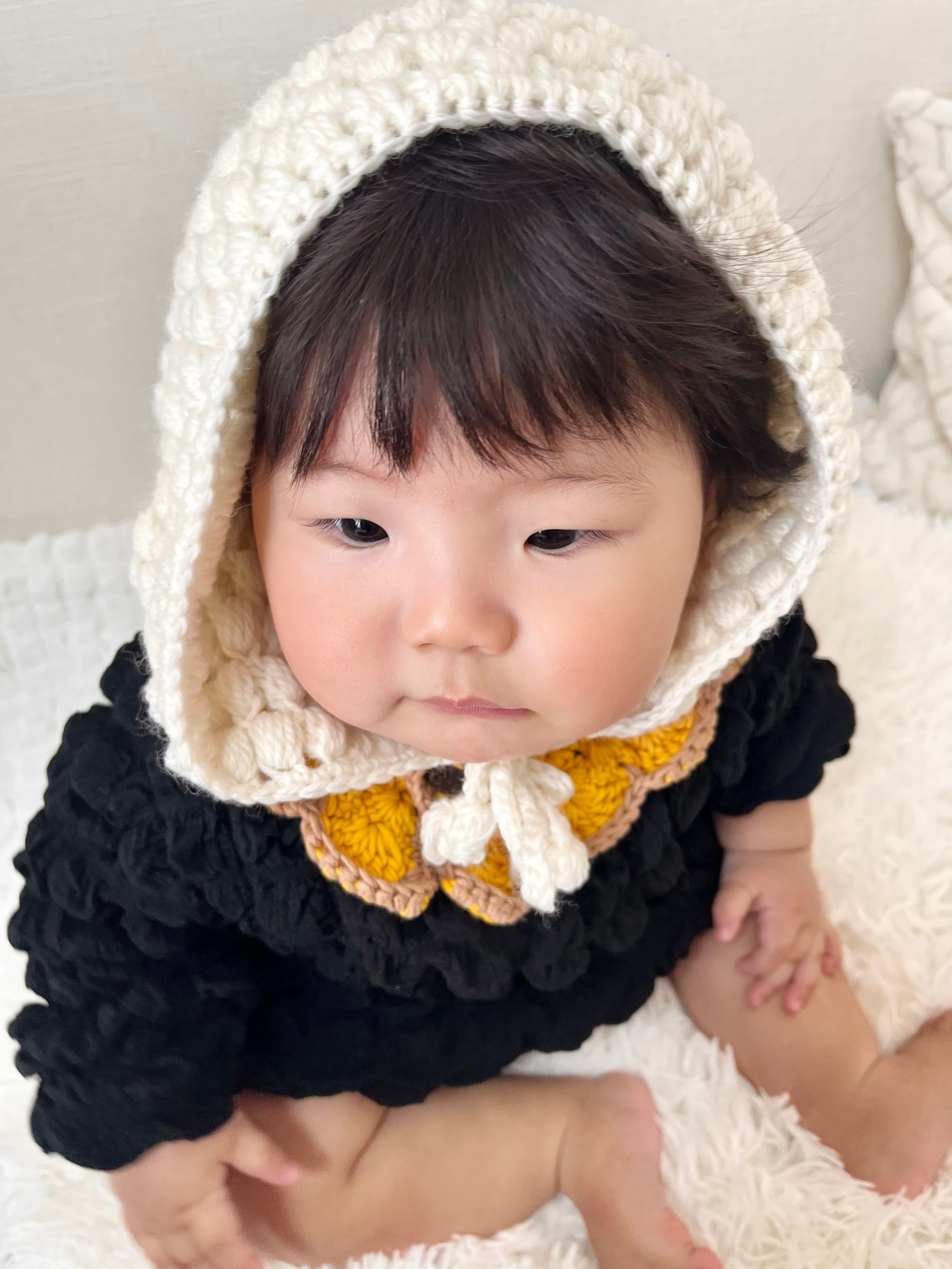 ぽこぽこポップコーンボンネット | Cheese