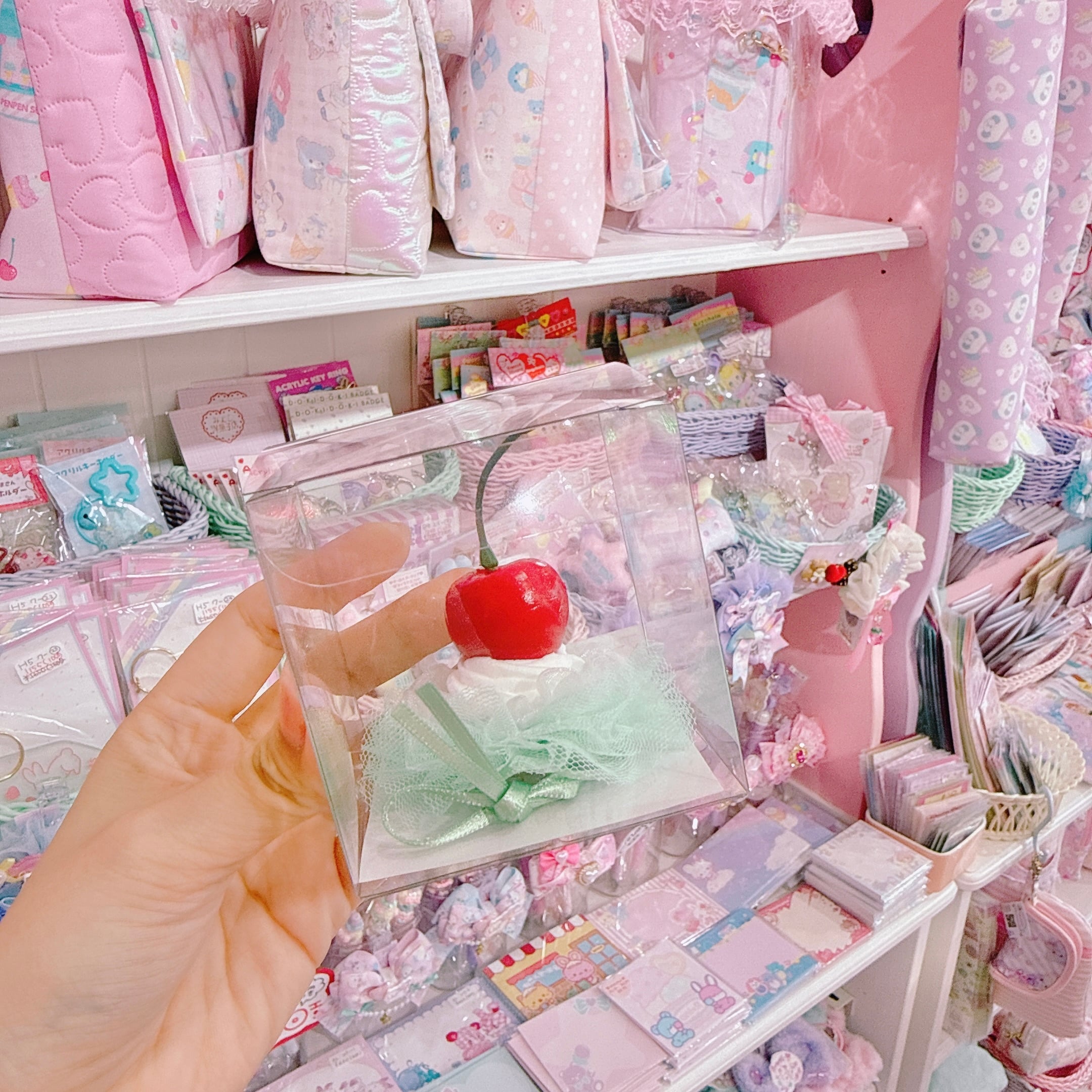 【J2】16-29ぬいぐるみ用ホイップチェリーヘッドドレス