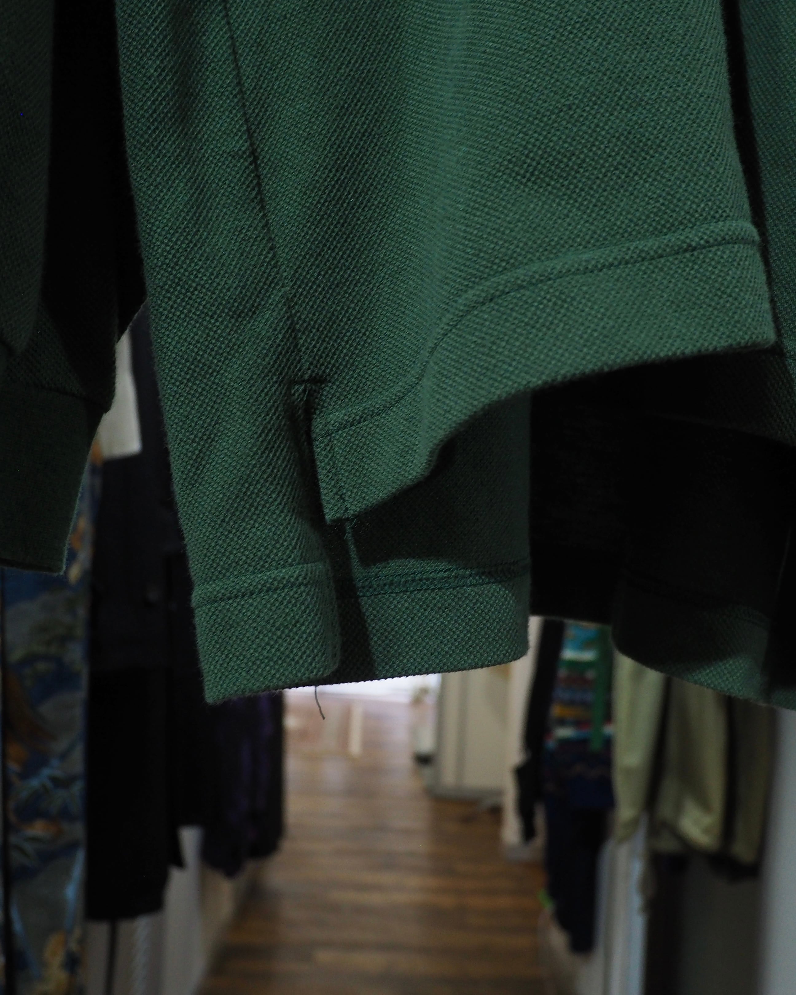 1990s " KANSAI PROJECT " ” 双竜 ” Embroidery vintage Long Sleeve Polo Shirt