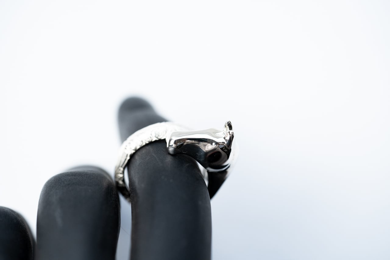 R-079 Horse ring (arabesque) | WAKAN SILVER SMITH online store