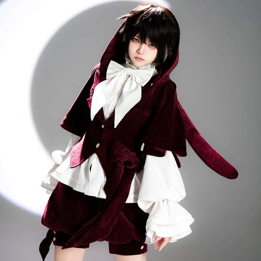 王子系 少年装 princessChronicle うさ耳 フード付きケープ 王子系