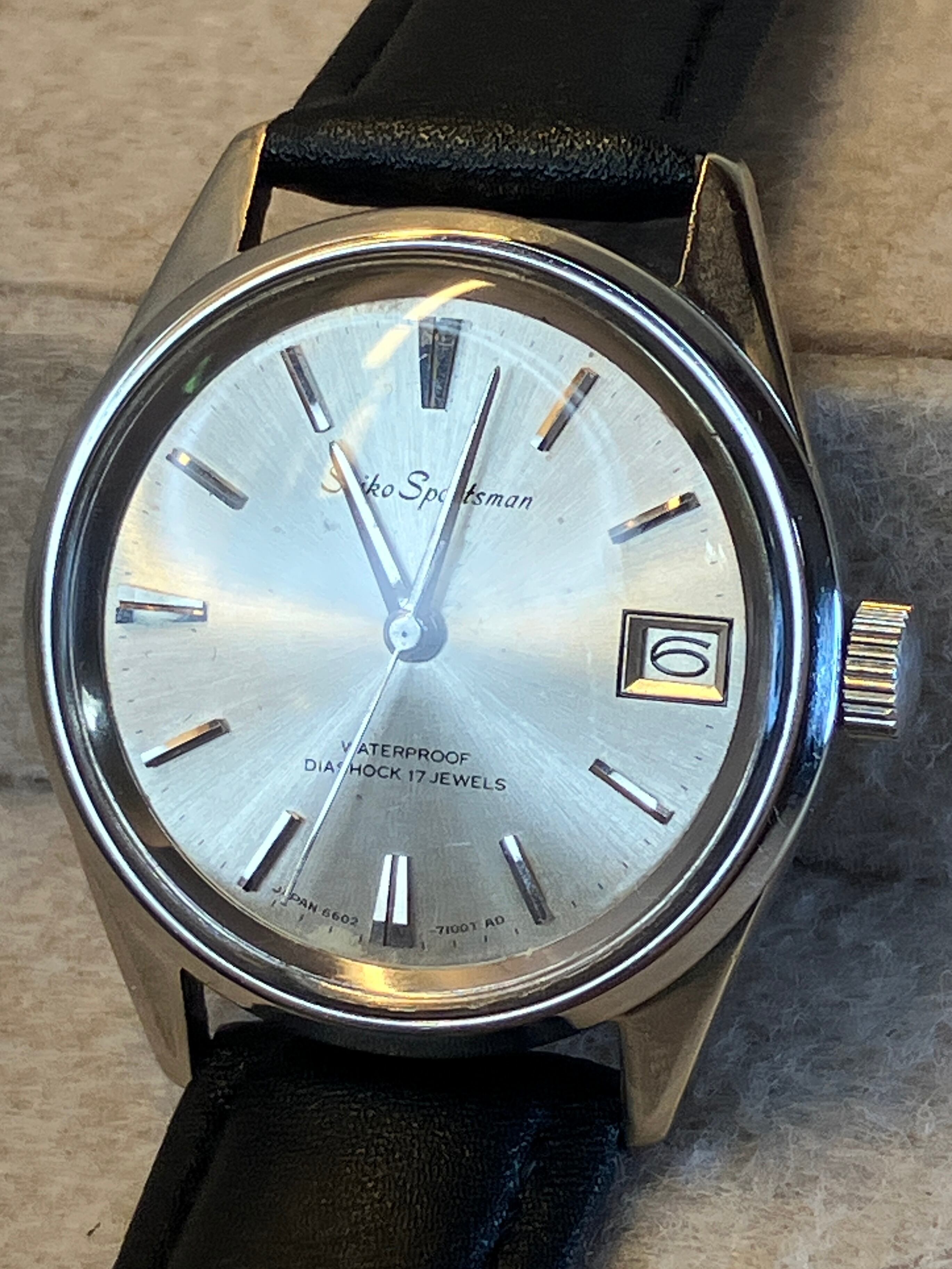 1972年3月製】SEIKO 5 ACTUS 7019-7060／自動巻き 銀文字盤/オリジナル