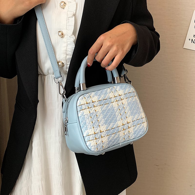 スタイルサマー 夏物 スクウェア メッセンジャーバッグ 手作りハンドバック12289307802