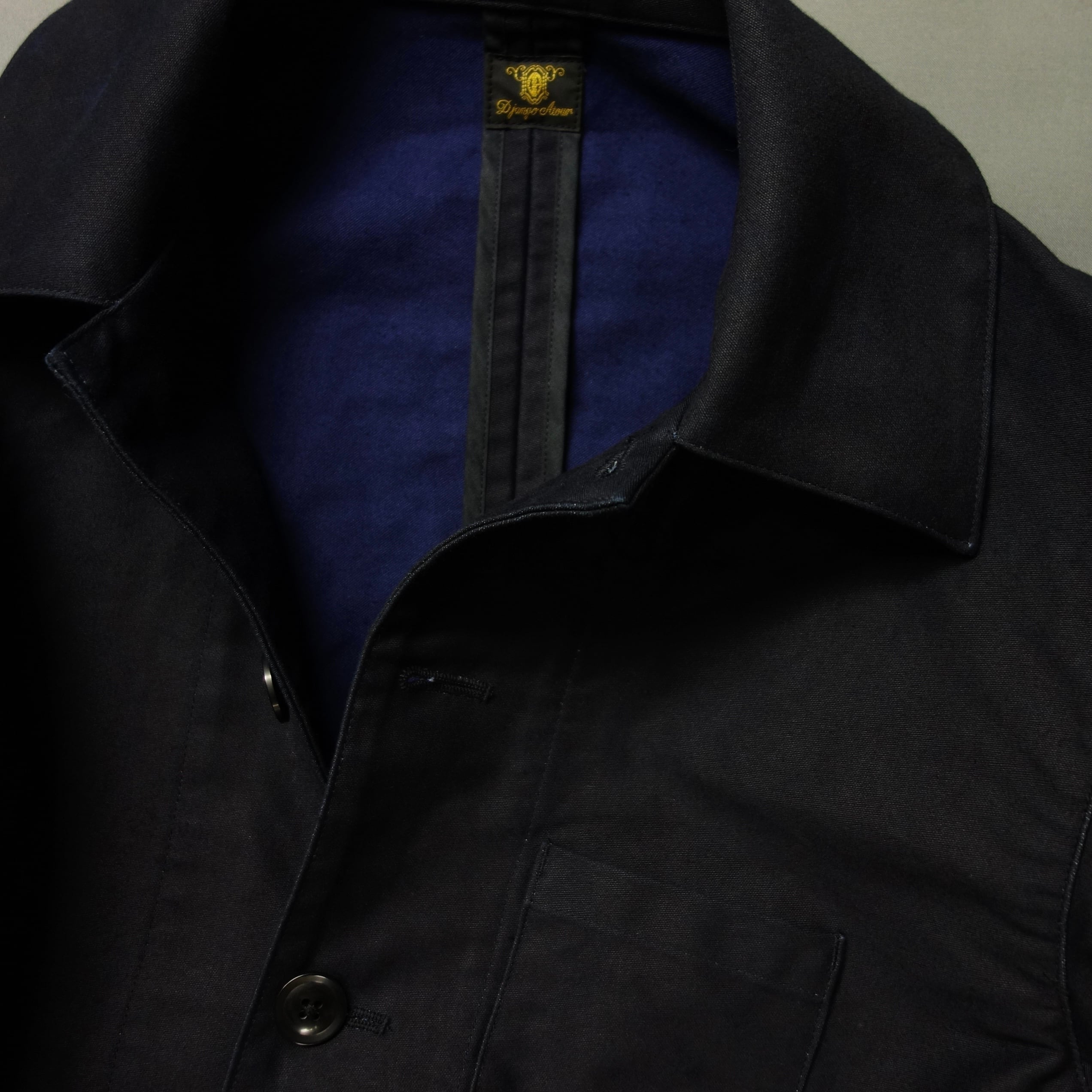 supérieur indigomoleskin coverall | ATELIER GARDENIA