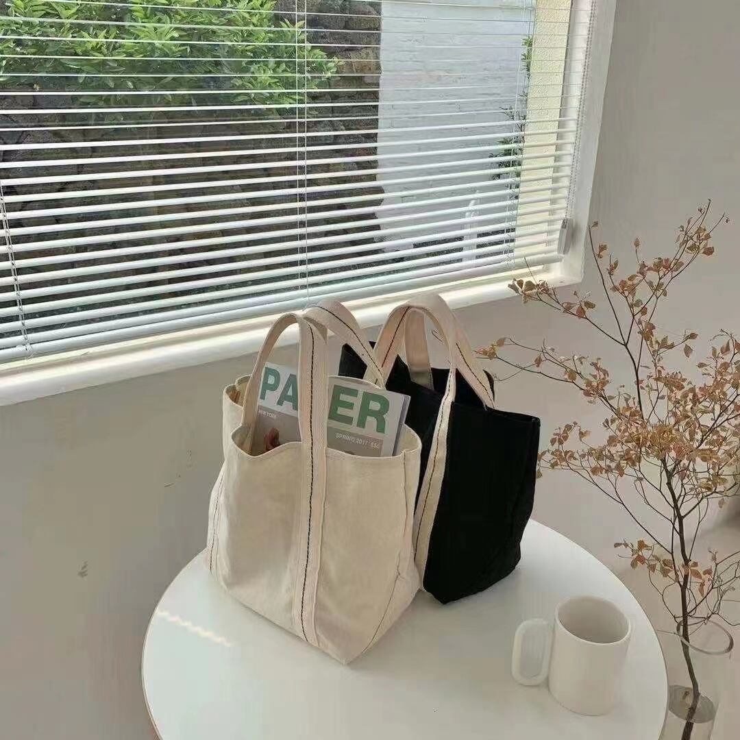 コットン　カジュアルトートバッグ　AS145-1870