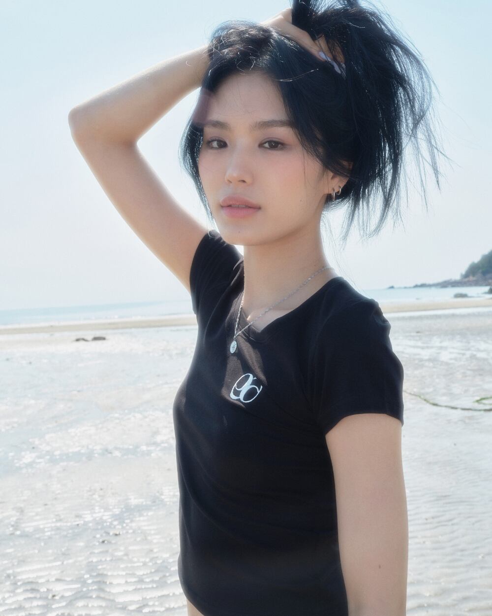 as"on SEE-THROUGH T シースルー Tシャツ 韓国 アズオン as