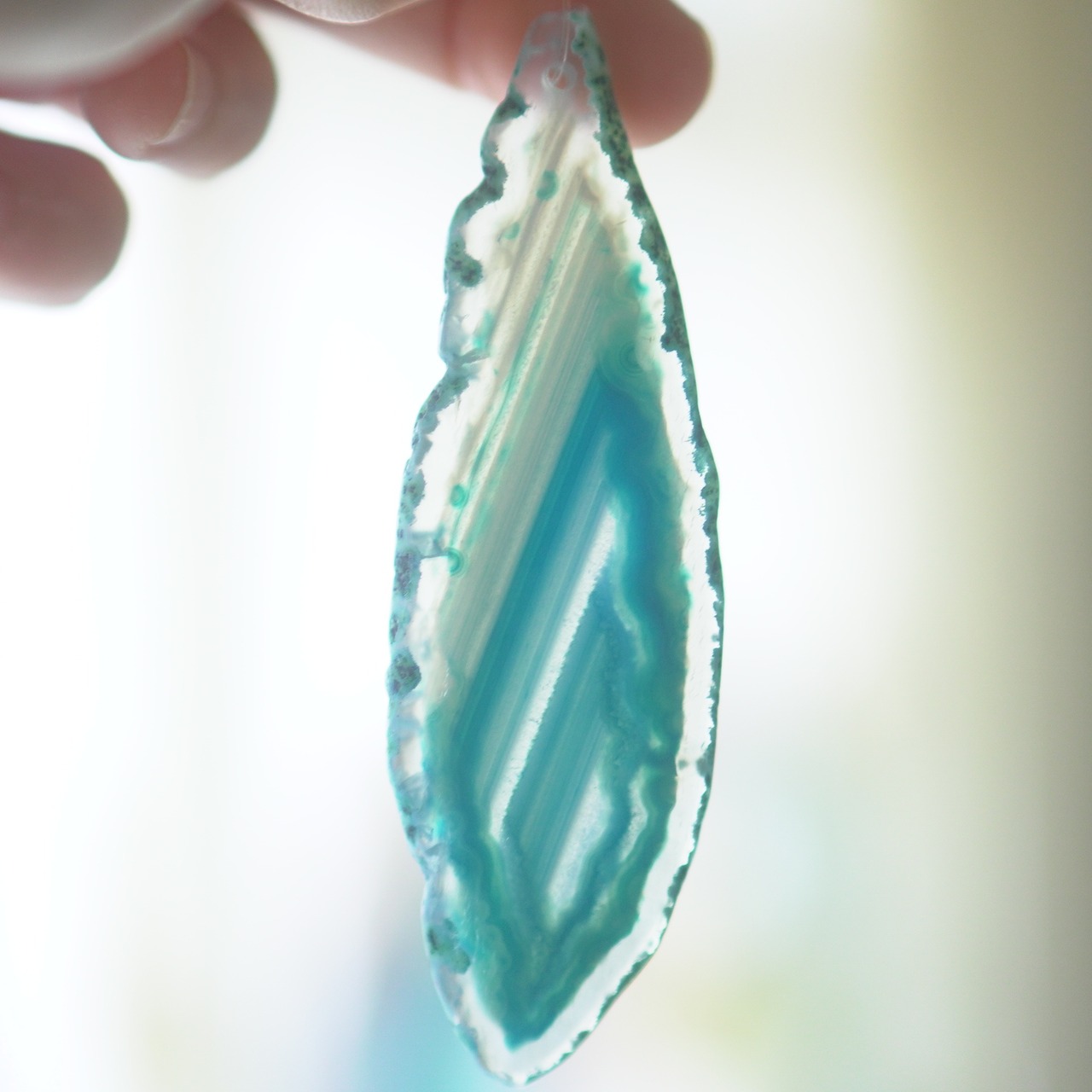 Sunny River - アゲートヒーリングチャイム / Agate Sun Catcher Wind Chime 536