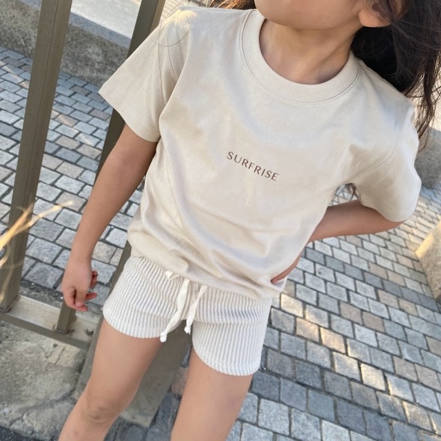 ★Kids★ Palm Tee - Sand beige