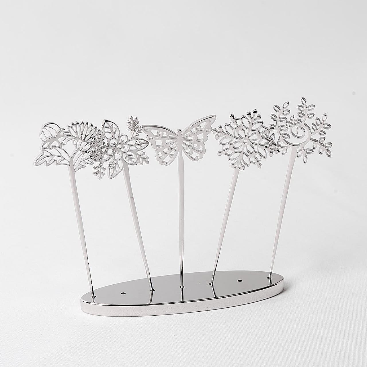 【D-ecru-design】ピック5本セット（ピック立て付き）