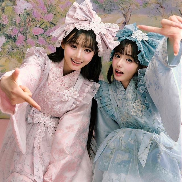 和ロリータ｜桜レースリボンのヘアバンド お茶会