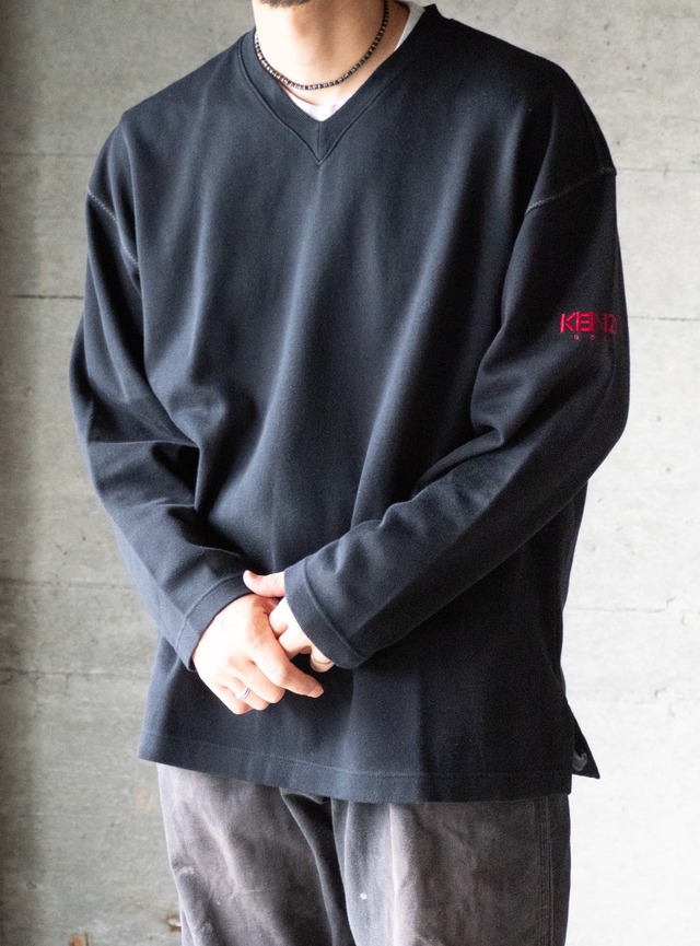 "KENZO GOLF" 1990s Detachable collar pullover