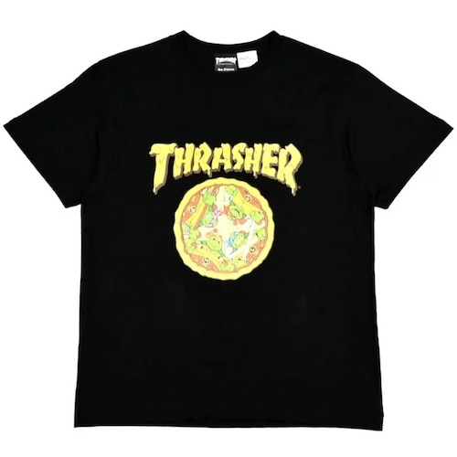 THRASHER(スラッシャー) TURTLES S/S TEE タートルズ Tシャツ ブラック THTUR-ST003