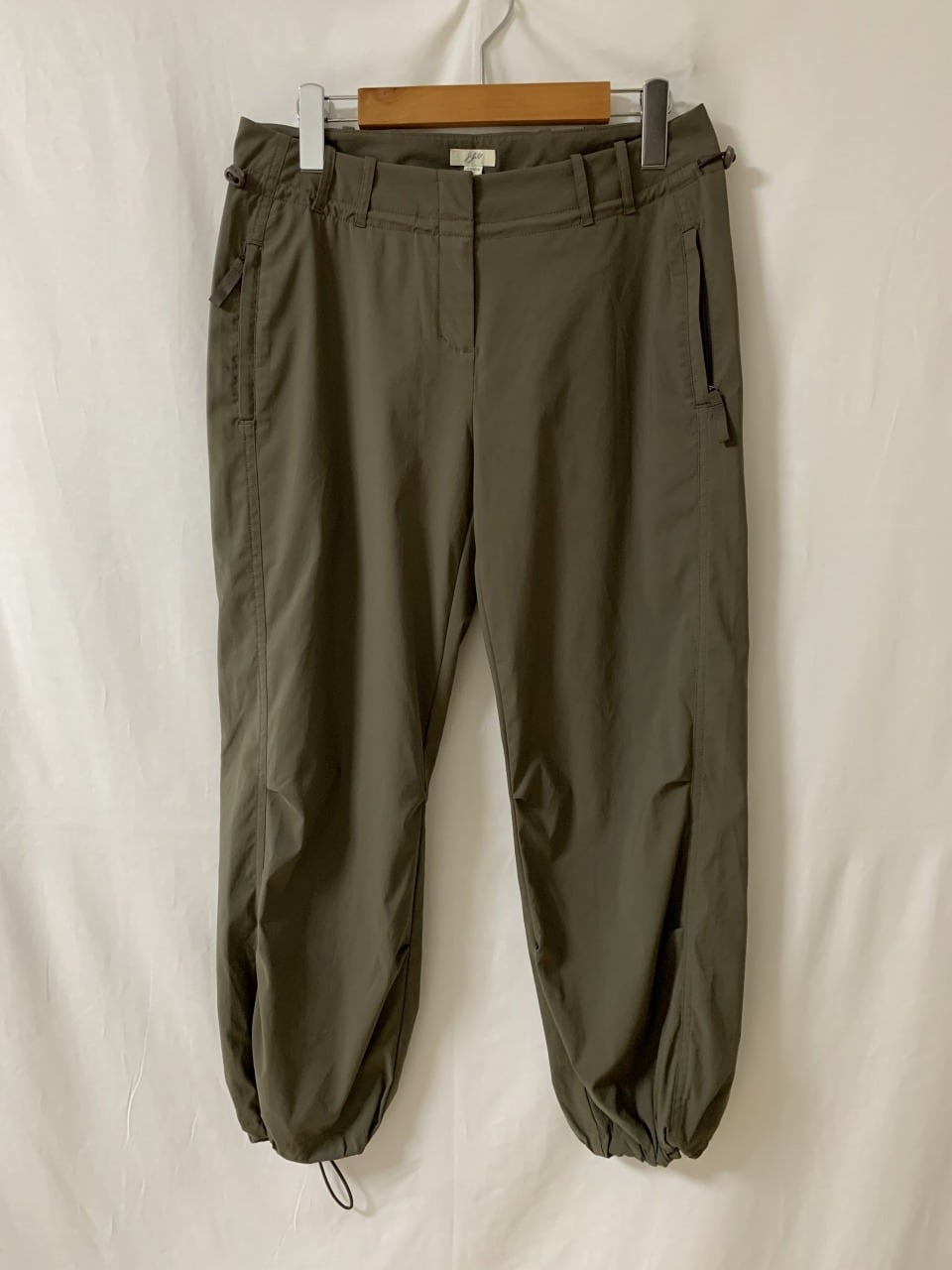Drawcord Design Solid Color 2way Pants