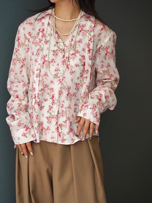 MAISON SPECIAL(メゾンスペシャル)“Flower Print Shirt”