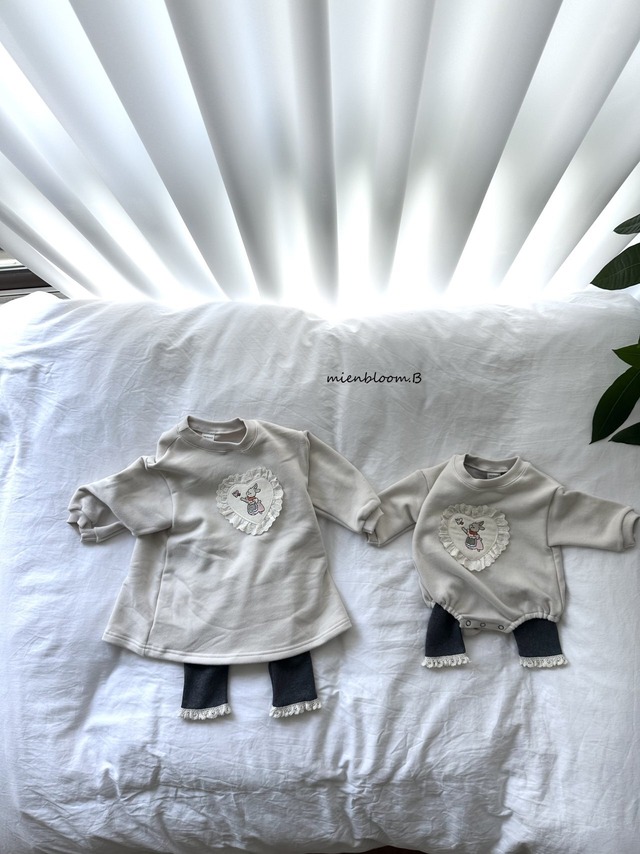 予約 KIDS - Rabbit dress [ mienbloom.B ]