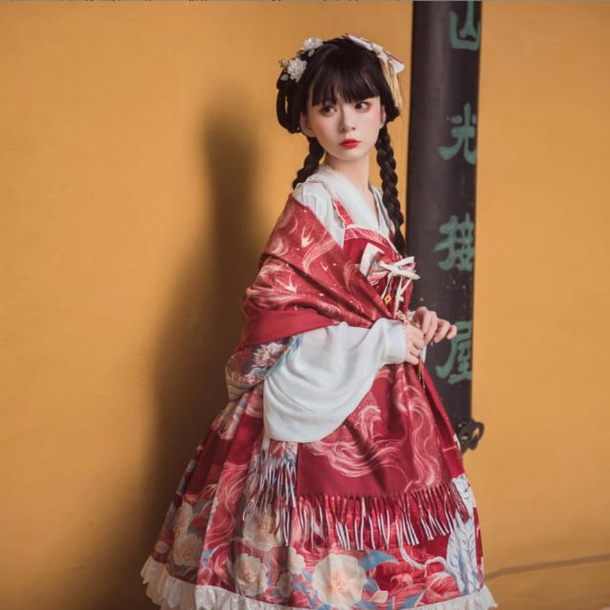 華ロリ 中華ロリータ チャイナ風 ジャンパースカ?ト チャイナ風