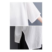 ハーフスリーブ ヒップ丈 シャツ  30176