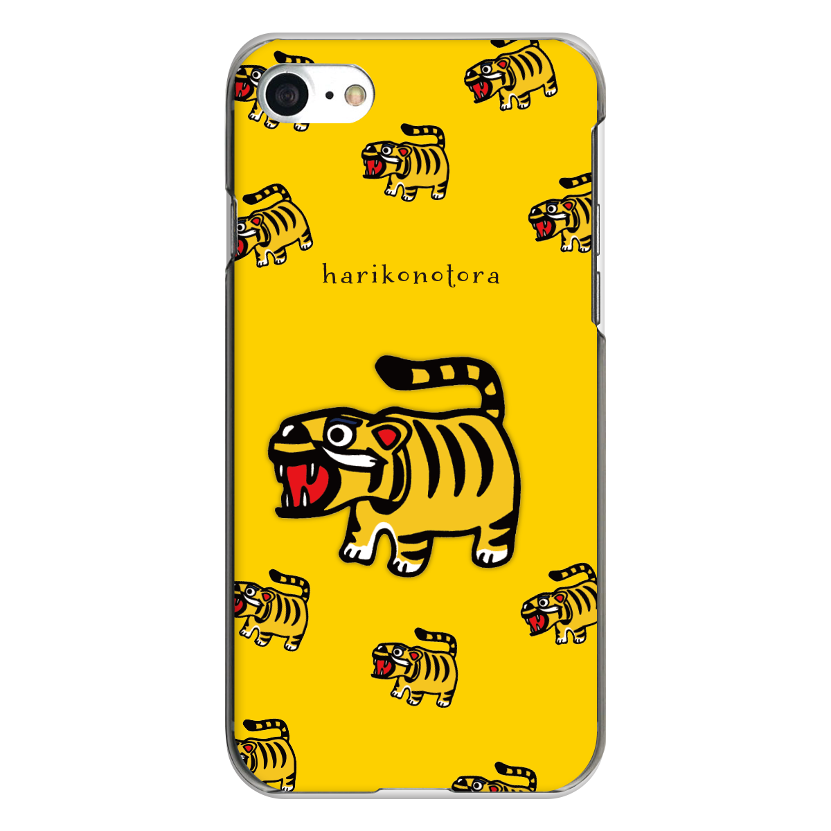 iPhone対応 スマホ ハードケース クリア 張子の虎&張子の虎いっぱい 伝統 日本 デザイナーズ 【iPhone17 / iPhone16e / AQUOS / Xperia 他 iPhone / Android ほぼ全機種対応】 |desr2699
