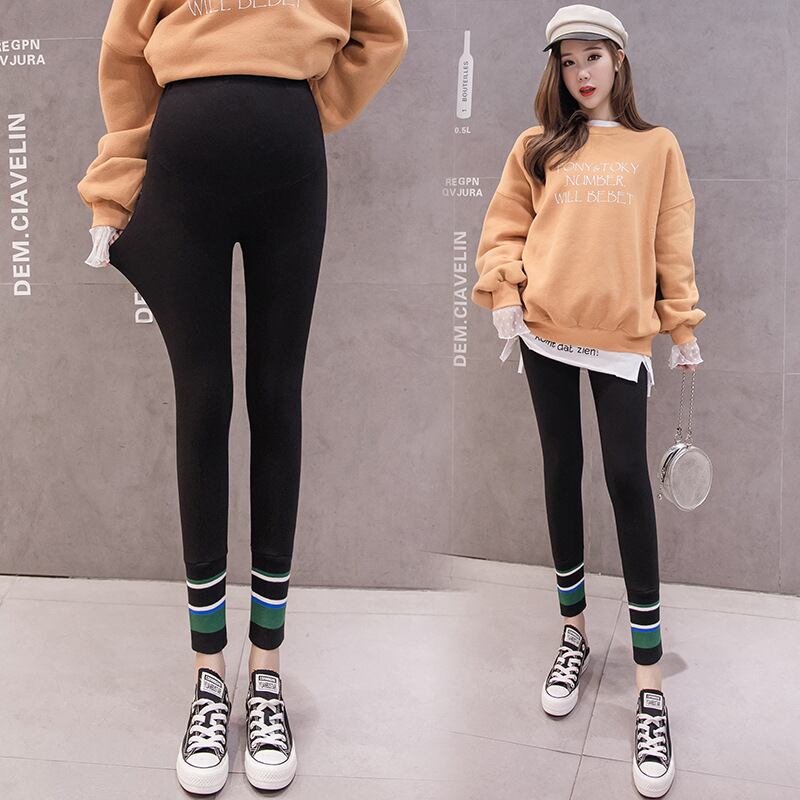 【新作】【送料無料】 マタニティウェア2020秋と冬の新しいスレッドレッグステッチマタニティフットパンツ、オールマッチマタニティレギンス-アリババ オータム 秋物 ウィンター 冬物 expec295817313592