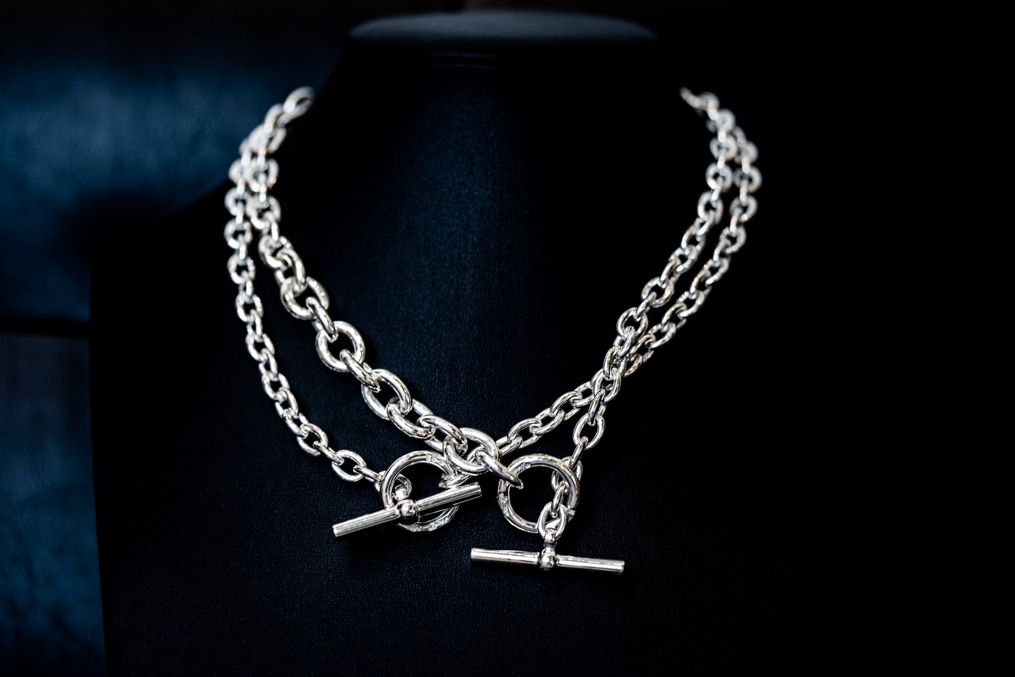 C Hook connect necklace S cm   WAKAN SILVER SMITH online store