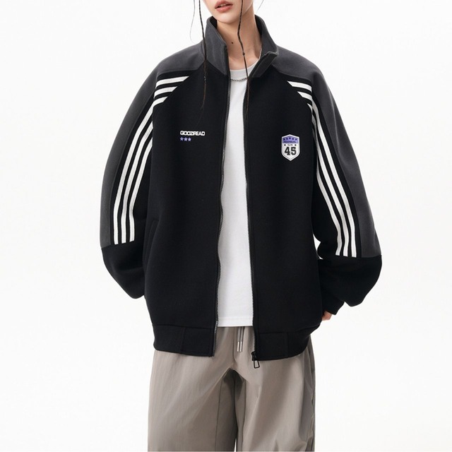 ヴィンテージロゴジップアップスウェット 3col   R00977