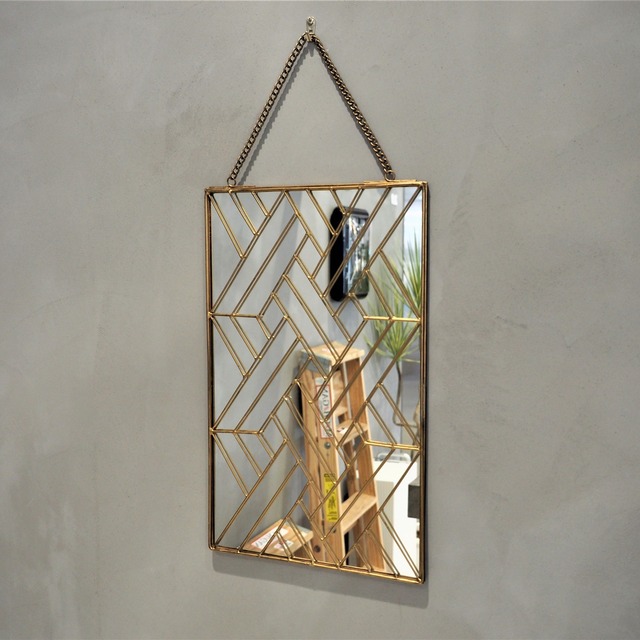 Geometry Wall Hanging Mirror S　01パターン