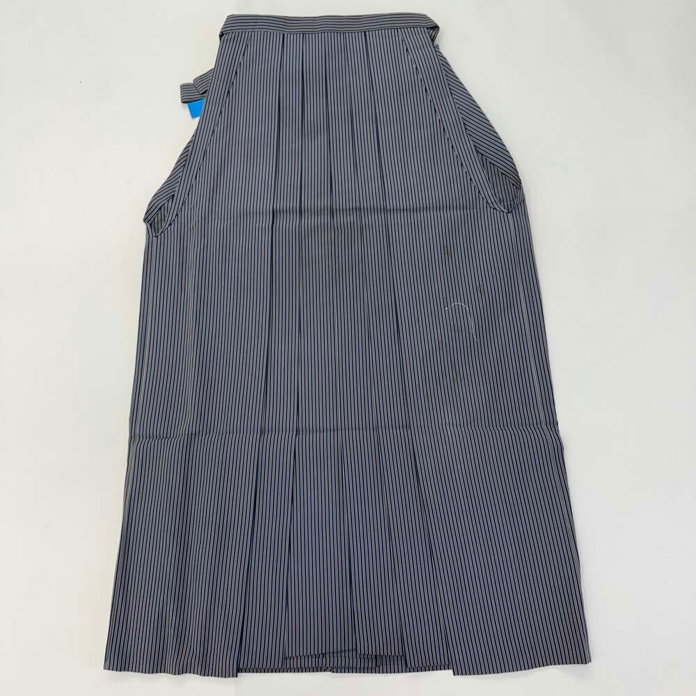 袴 行灯袴 男袴 紐下丈94cm 男性用袴 2L-3Lサイズ 成人式袴 縞 中古 4818