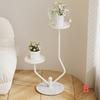 フラワーラック 室内 屋外 両用 鉄製プラントラック 多段 おしゃれネット人気 バルコニー用花台 観葉植物棚