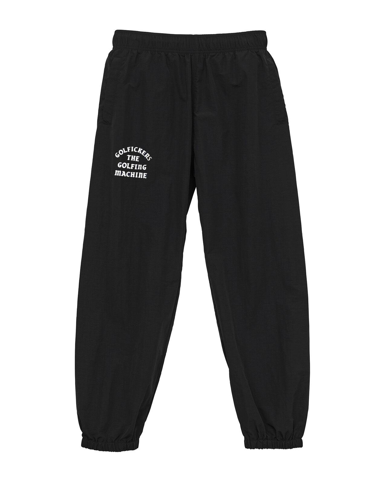 HOLE 529] Nylon Training Pants -Black- | Golfickers