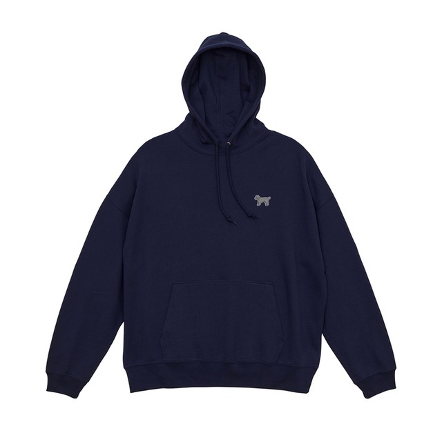 big silhouette parker navy：sideways logo