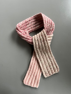 eleven 2nd|イレブンセカンド|スリム リブ スカーフ |ピンク