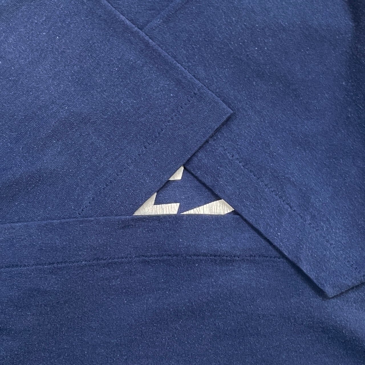 80's NIKE ロングポロシャツ　紺タグ　英国製 80年代 USA製 NIKE ナイキ 紺タグ スウォッシュ ロゴプリントTシャツ