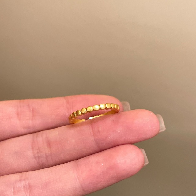 zhajianレトロ秋の虎目石リング 3点セット