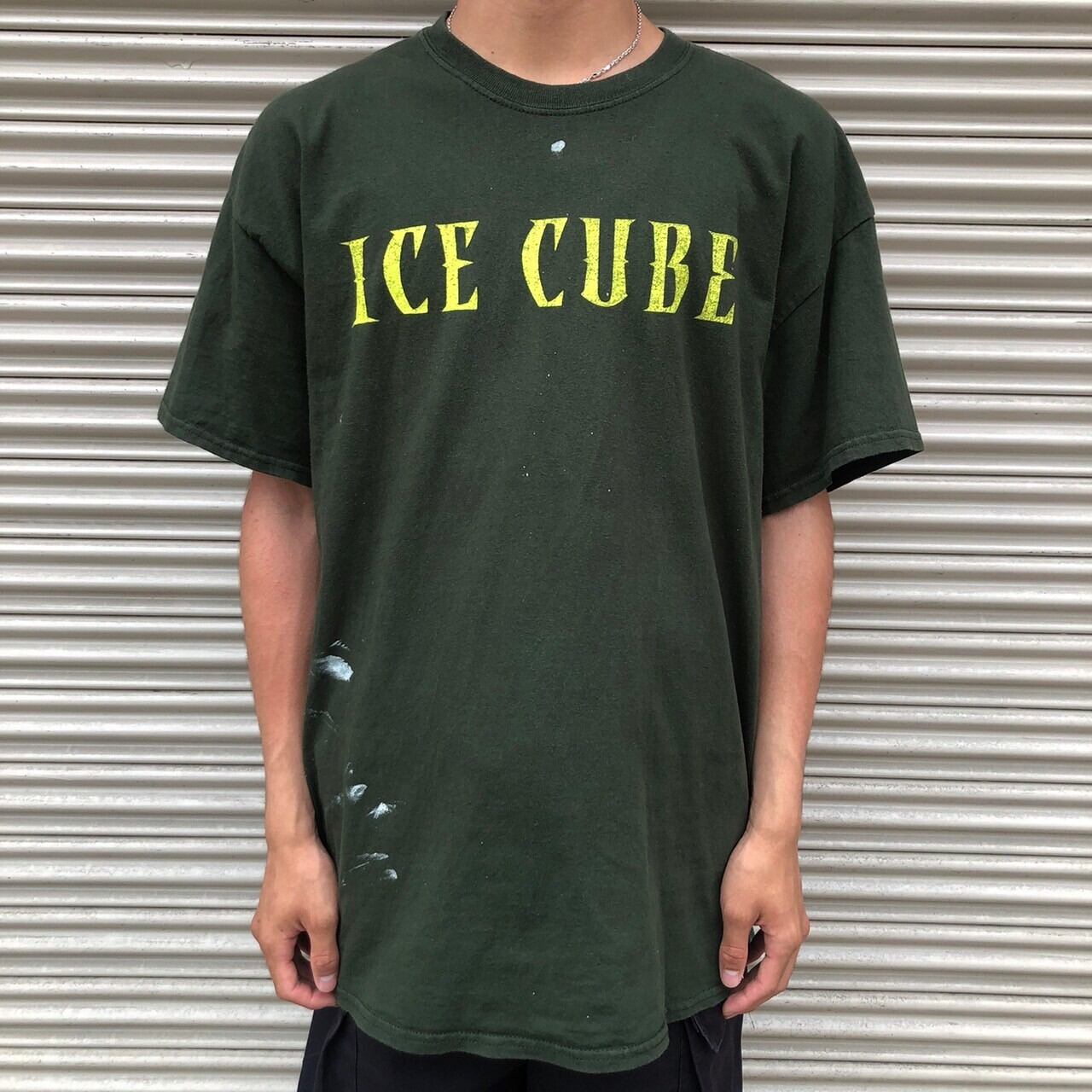 Ice CUBE プリント ラップ Tシャツ アイスキューブ 半袖 カットソー 