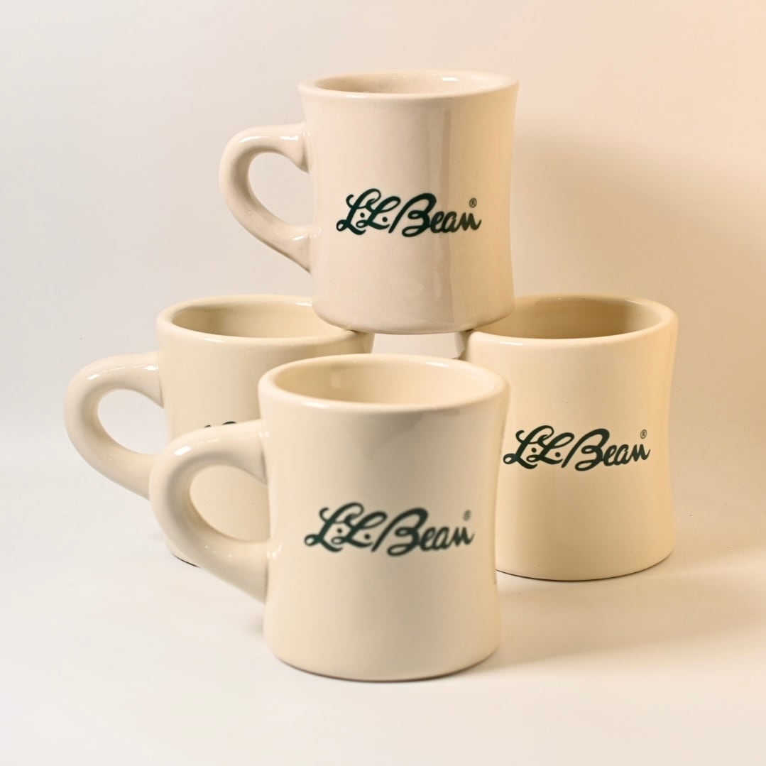 LL Bean ヴィーンテージロゴ入り マグカップ！ Vintage L.L.Bean Diner Coffee Mugs | Button Works Store ボタンワークス