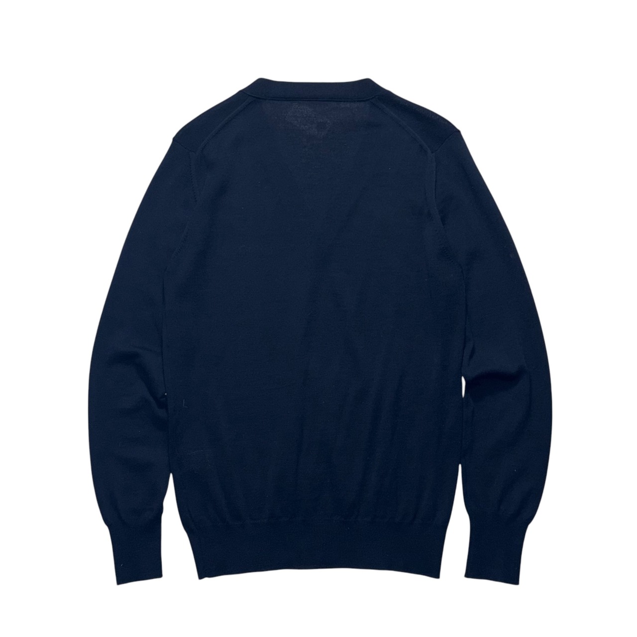 BOTTEGA VENETA navy wool cardigan