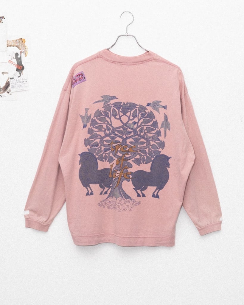 1990s OXBOW L/S Print T-shirt | Memory Memento Remembrance