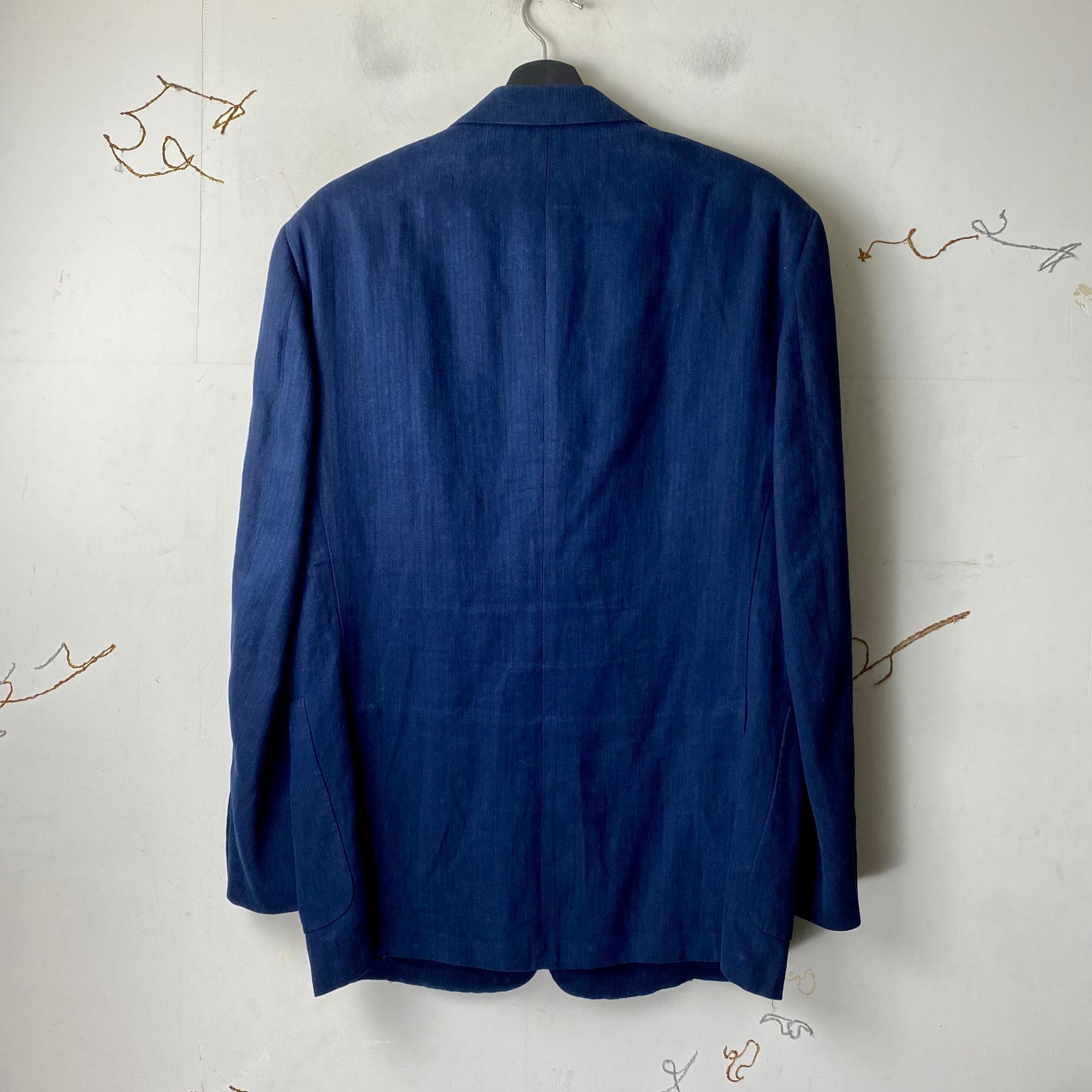 vintage HERMES linen tailored jacket | NOIR ONLINE