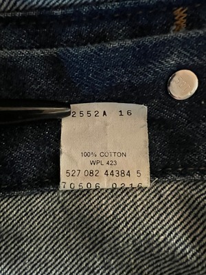 90's Levi's 70506 デニムジャケット 4ポケット 濃青 表記(44) USA製