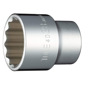 【人気】トネ(TONE) ソケット(12角) 4D-28 差込角12.7mm(1/2) 二面幅28mm