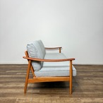 ACTUS H.W.F SOFA アクタス 二人掛けソファ RANK５WAVE GREY グレー ファブリック カバーリング【中古】【350サイズ】