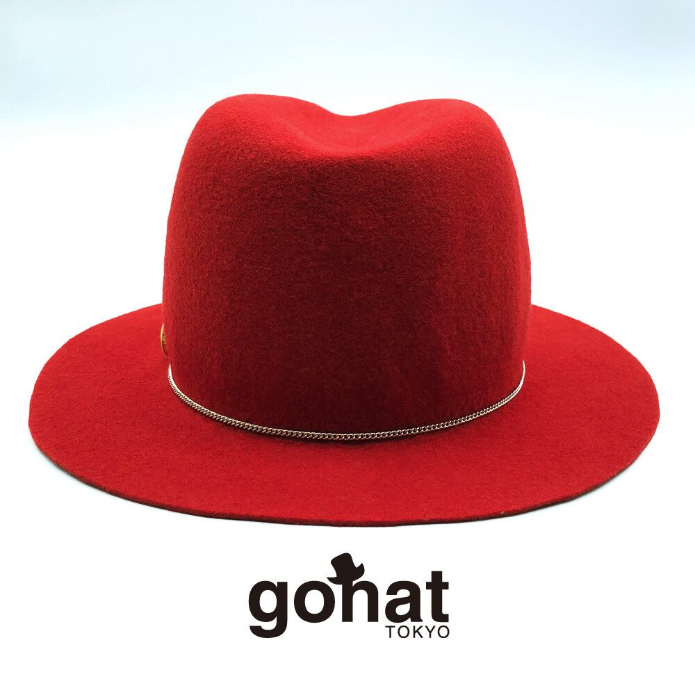 Wool SOFT HAT / レッド 赤 帽子 ハット HAT フェドラ | gohat