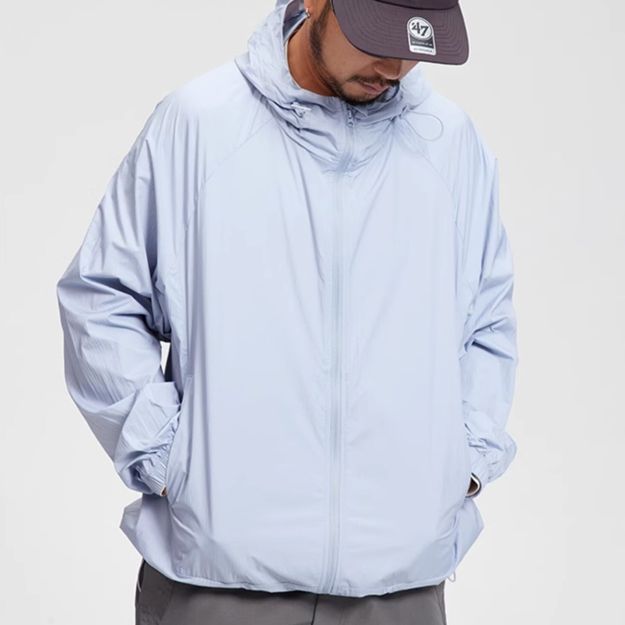 軽くて薄いフルジップアップジャケット A18036