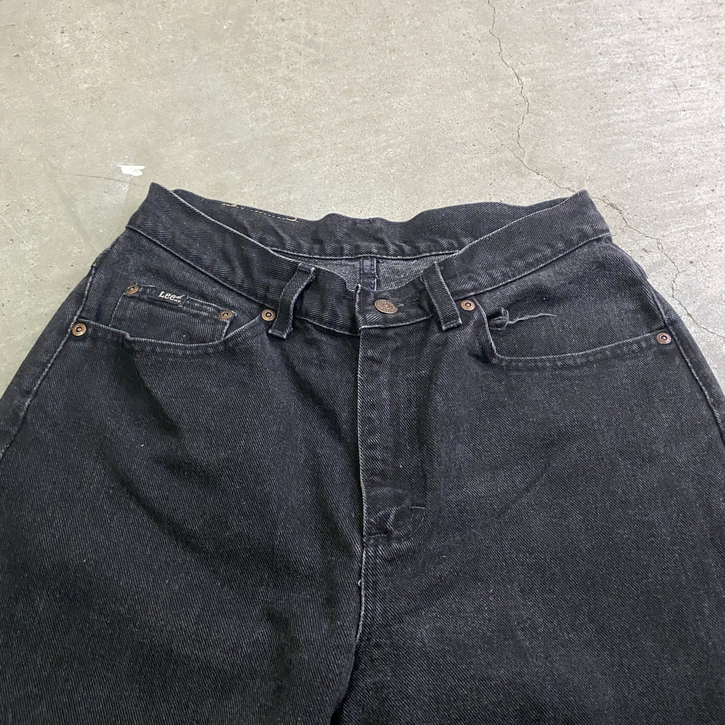 入手困難 90s vintage ブラックデニム 短丈 黒 古着 VINTAGE DON” BLACK DENIM JACKET ブラックデニムジャケット