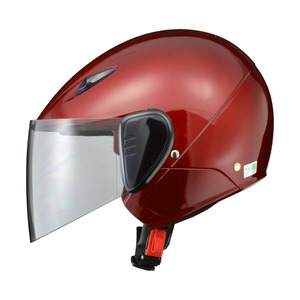 【公式】SERIO RE-35　セミジェットヘルメット　キャンディーレッド