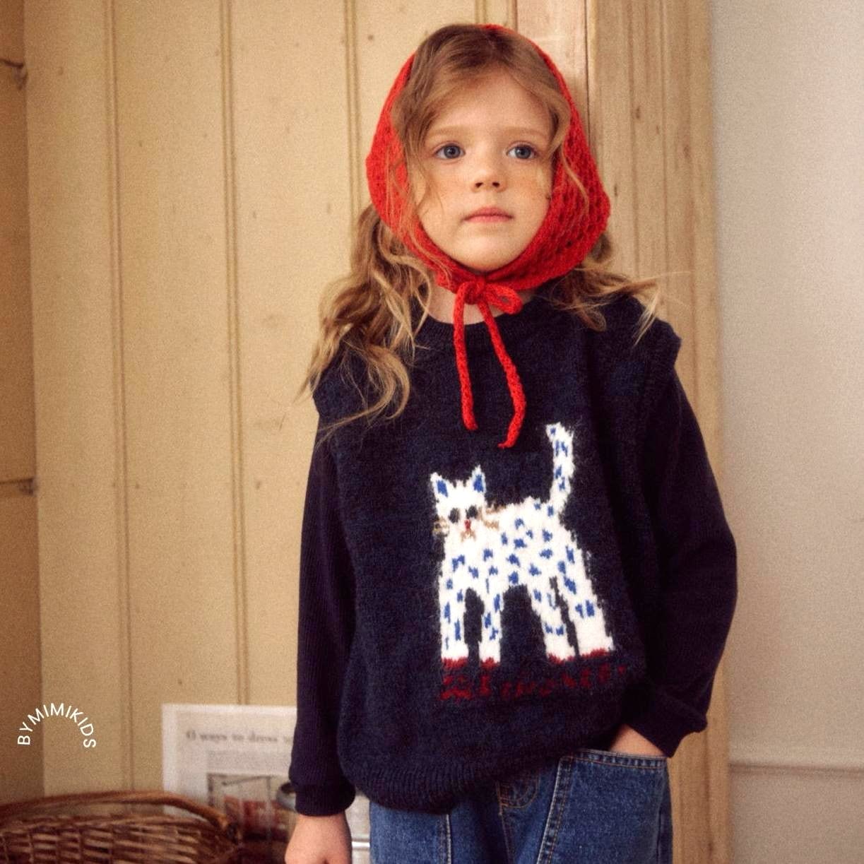 «Sold out»«ジュニアサイズあり» By MiMi キャットニット